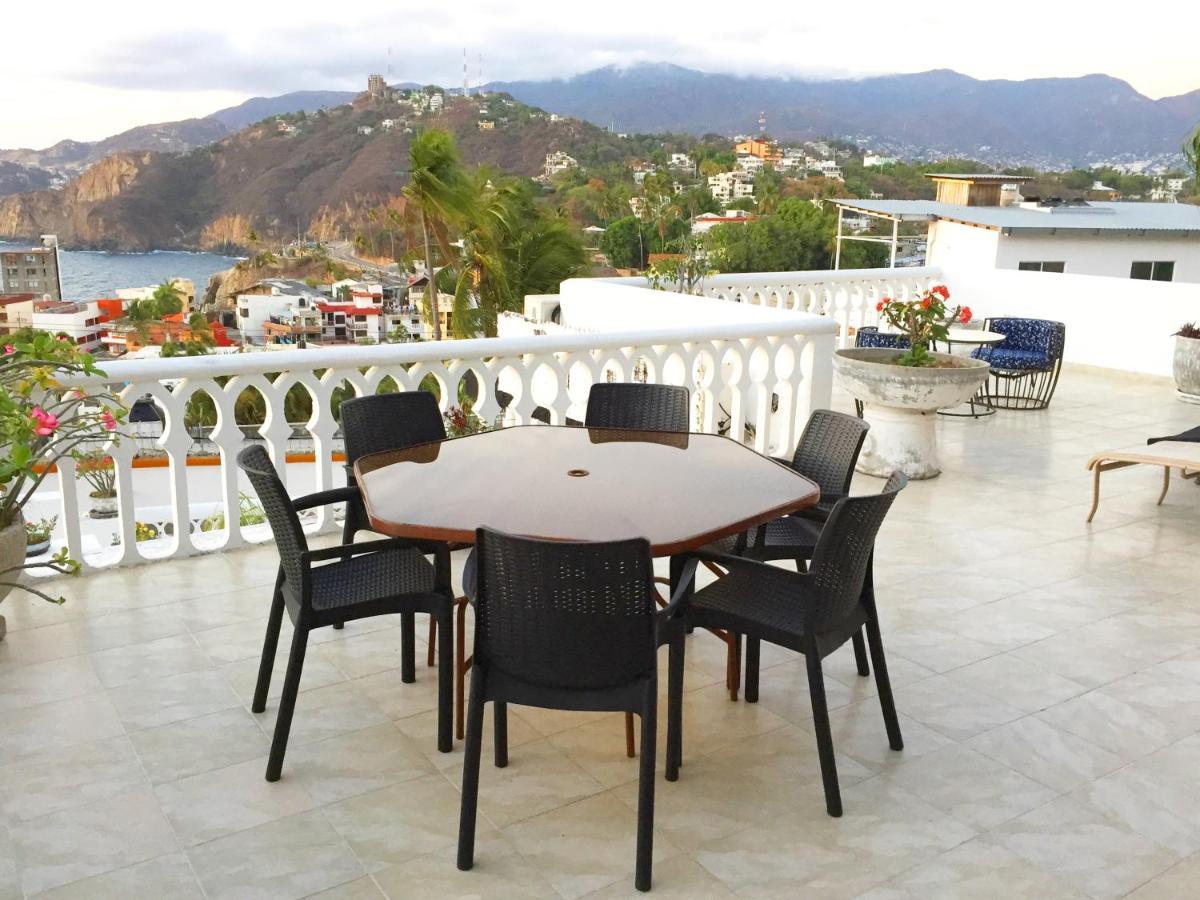 Villa Guitarron Gran Terraza Vista Espectacular 6 Huespedes Piscina Gigante أكابولكو المظهر الخارجي الصورة