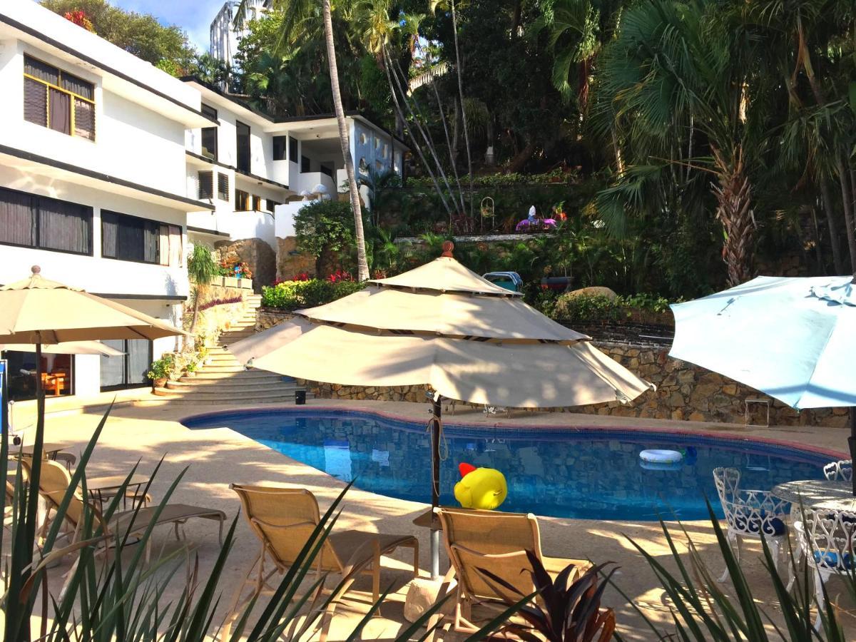 Villa Guitarron Gran Terraza Vista Espectacular 6 Huespedes Piscina Gigante أكابولكو المظهر الخارجي الصورة